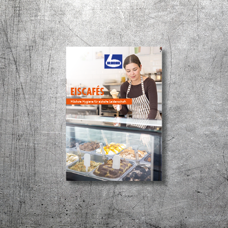 Flyer für Eiscafés